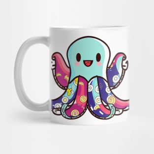 Octopus silhouette Mug